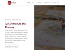 Tablet Screenshot of ajaarchitecture.com